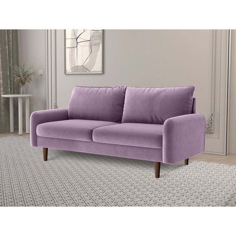 Wayfair purple shop velvet couch